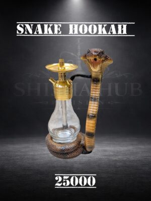Cobra Hookah – Arabian Snake Shisha with Coiled Cobra Stem