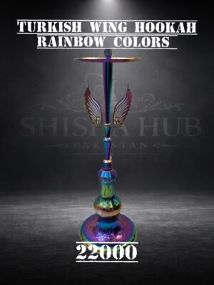 TURKISH WING HOOKAH
RAINBOW COLORS