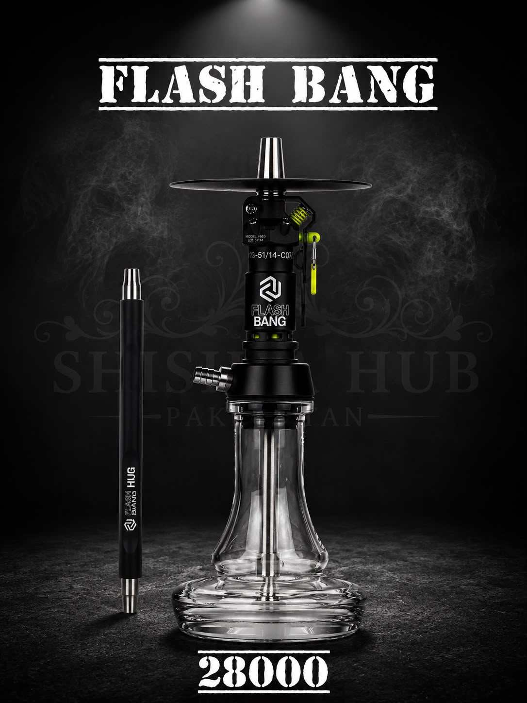 Amotion Flash Bang Hookah BLACK