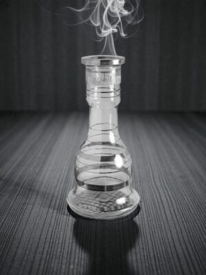 Khalil Mamoon Glass Hookah Base 12 Inch Classic Bell Shape