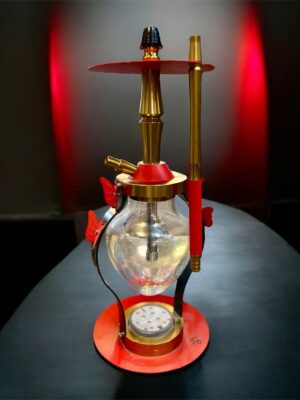 Narghilea Butterfly L-21 luxury hookah with light, remote, portable — luxury hookah