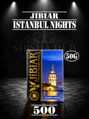 Jibiar Istanbul Nights 50g hookah flavour packaging