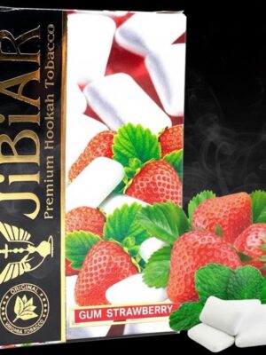 Jibiar Gum Strawberry 50g Shisha Flavor