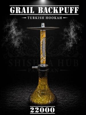 Grail Hookah with grail-inspired centerpiece