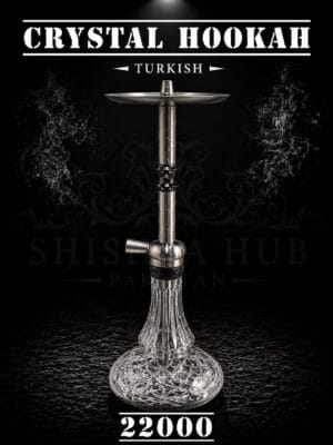 Crystal Hookah with crystal-inspired modern design