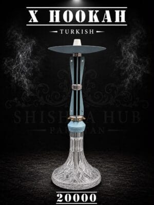 X Hookah with X-shaped stem