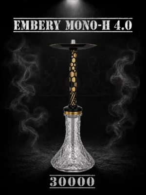 Embery MONO-H 4.0 Gold Hookah black and gold