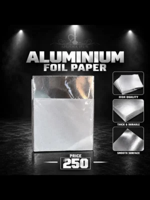 Aluminium Foil Paper for hookah bowl which contain 30 sheets and is premium quality
