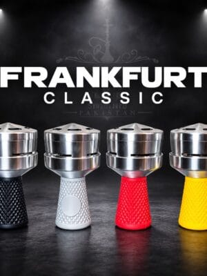Frankfurt Classic HMD open showing bowl, heat management lid and ventilation holes
