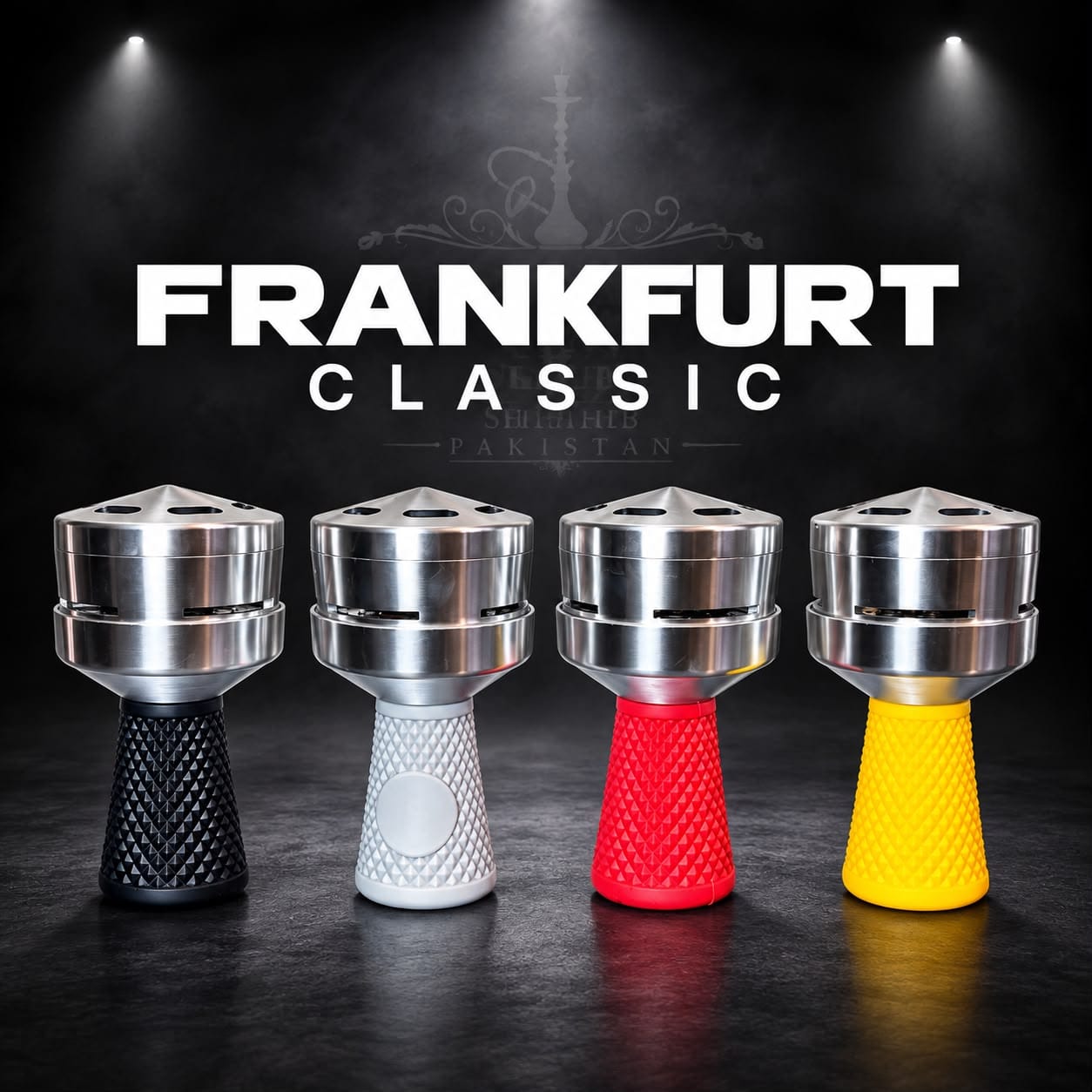 Frankfurt Classic HMD open showing bowl, heat management lid and ventilation holes