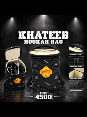 Hookah Carrying Bag with spacious storage and shoulder straps