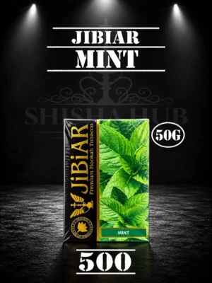 Jibiar Mint 50g hookah flavour packaging
